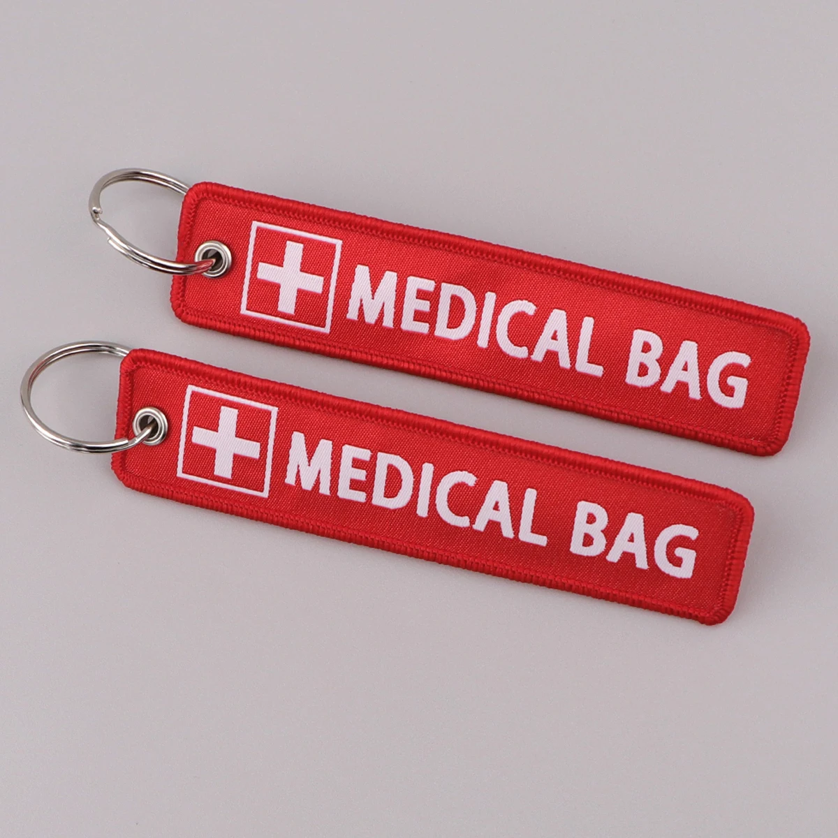 Medical Bag Embroidery Key Fobs Nurse Doctor Key Tags Keychain For Motorcycles Cars Key Ring Accessories Jewelry Chaveiro Gifts