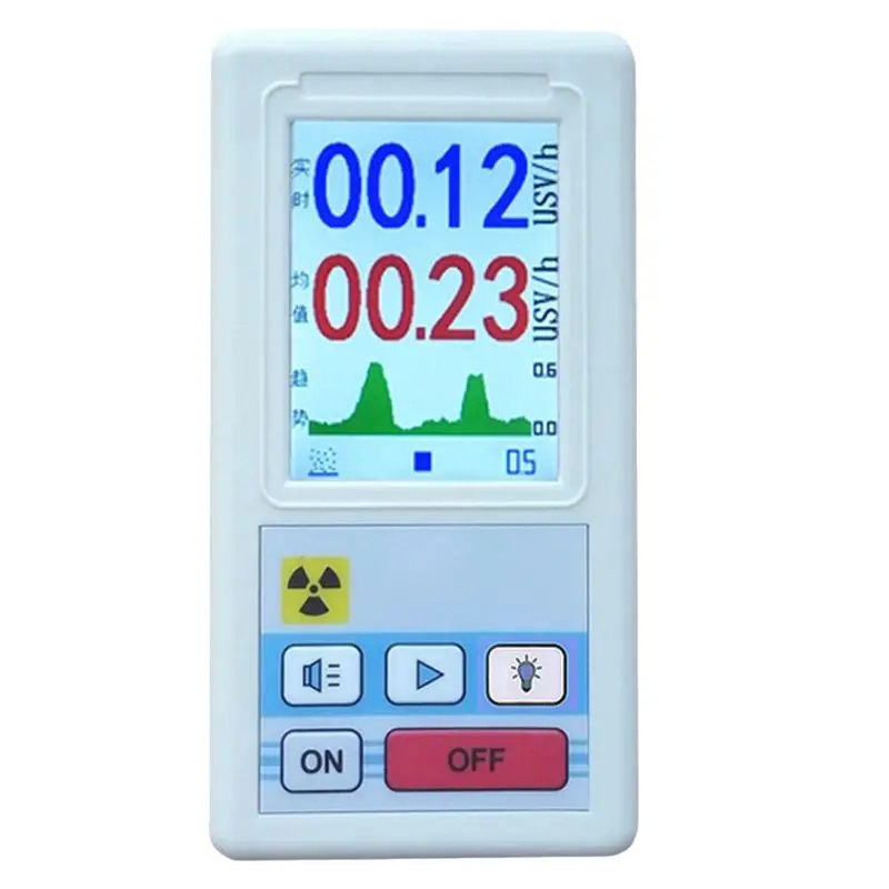ABJI-BR-6 Geiger Counter LCD Radioactivity Tester For Detecting Personal Dose Of Nuclear Radiation For Detecting X-Ray Beta Gamm