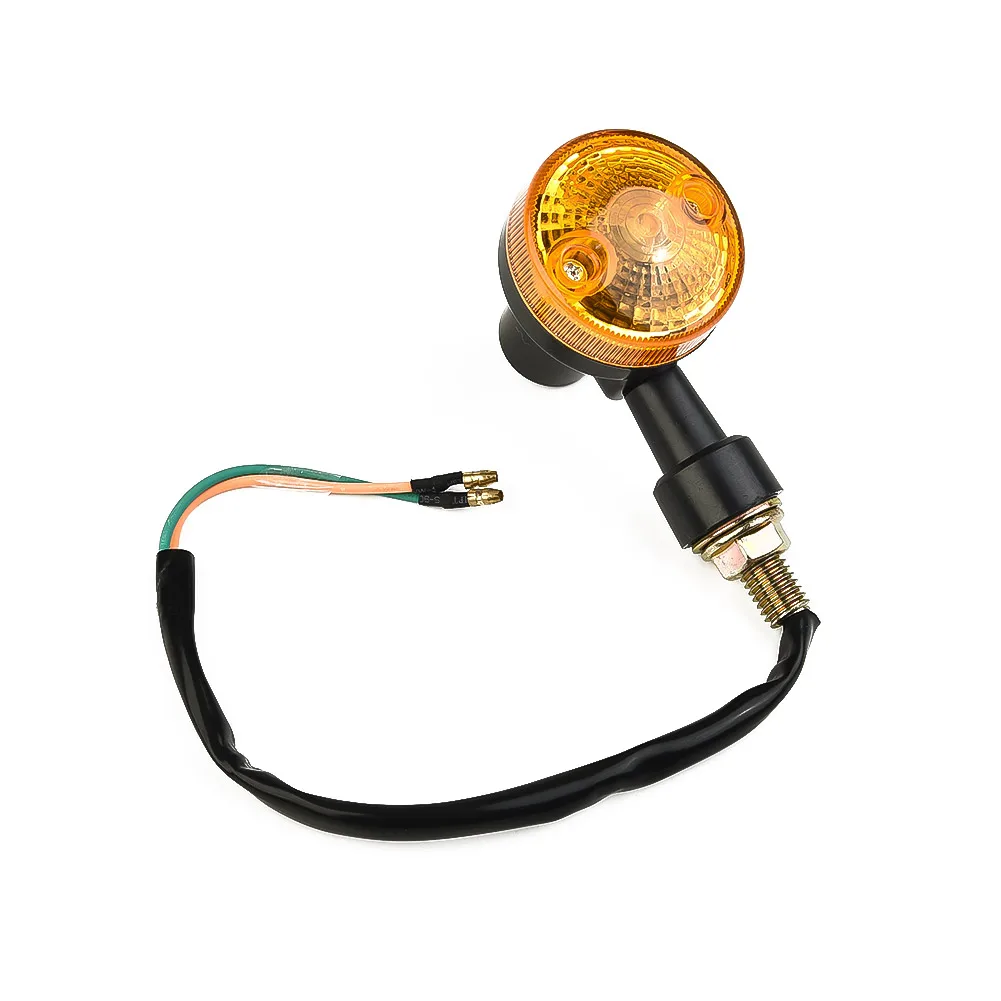 46 Mm Diameter With 2 Wires Lamps Turn Signals Lights 2 Wires 4pcs/kit Motorcycles Parts Practical Repacees Amber