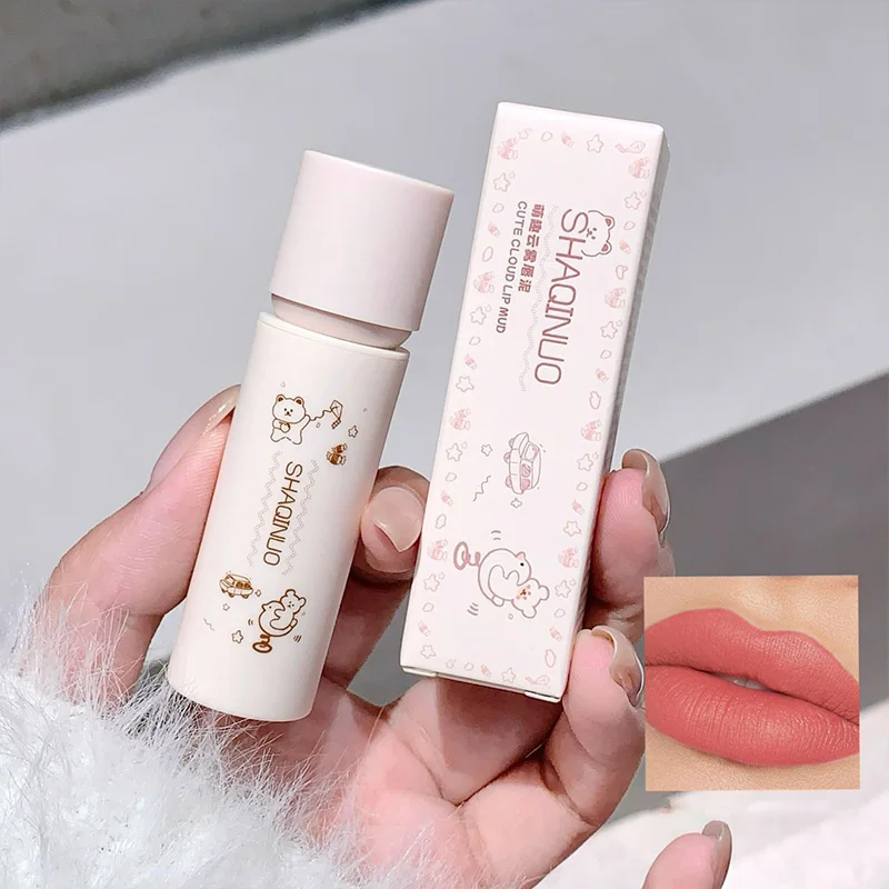 SHAQINUO Fun Cloudy Lip Mud - Matte Velvet Lip Tint; Affordable, Student-Friendly Lip Color with a High-Quality Finish