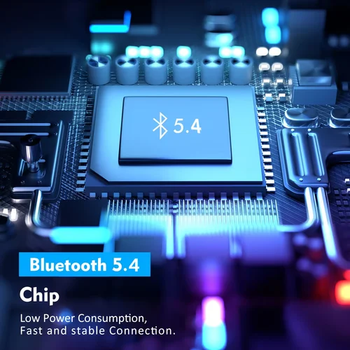 Imagen 2 del producto Paramta-auriculares de conducción ósea Real, inalámbricos por Bluetooth, Auriculares deportivos impermeables con micrófono para entrenamientos y correr