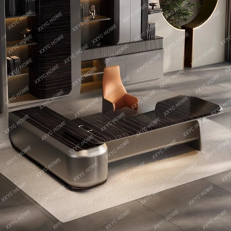 Q Boss table  light luxury modern chairperson's office large desk