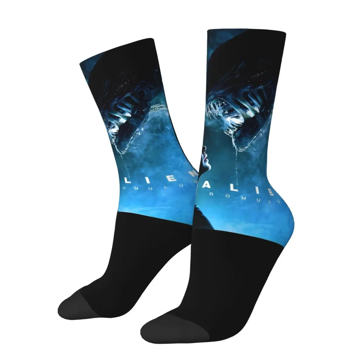 

Women Alien Romulus Horror Movie 2024 Socks Warm Casual Socks Novelty Stuff Middle TubeSocks Little Small Gifts