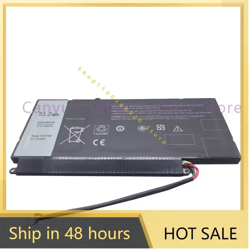 2024 New VH748  Battery FOR  V5560 V5460 V5470 V5480 11.1V 51.2WH Laptop battery