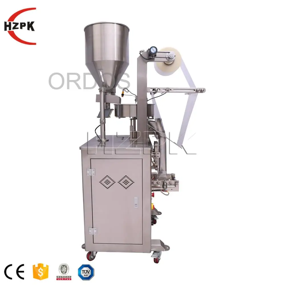 Vertical Small Tea Nut Beans Seed Spice Granule Grain Bag Pouch Multifunction Filling and Packaging Machine Automatic