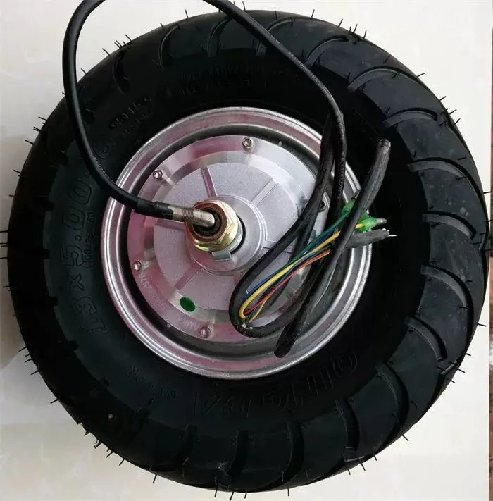 Modified car 36V 48V 500W brushless toothless motor 13 inch hub motor 13X5.00-6 tires