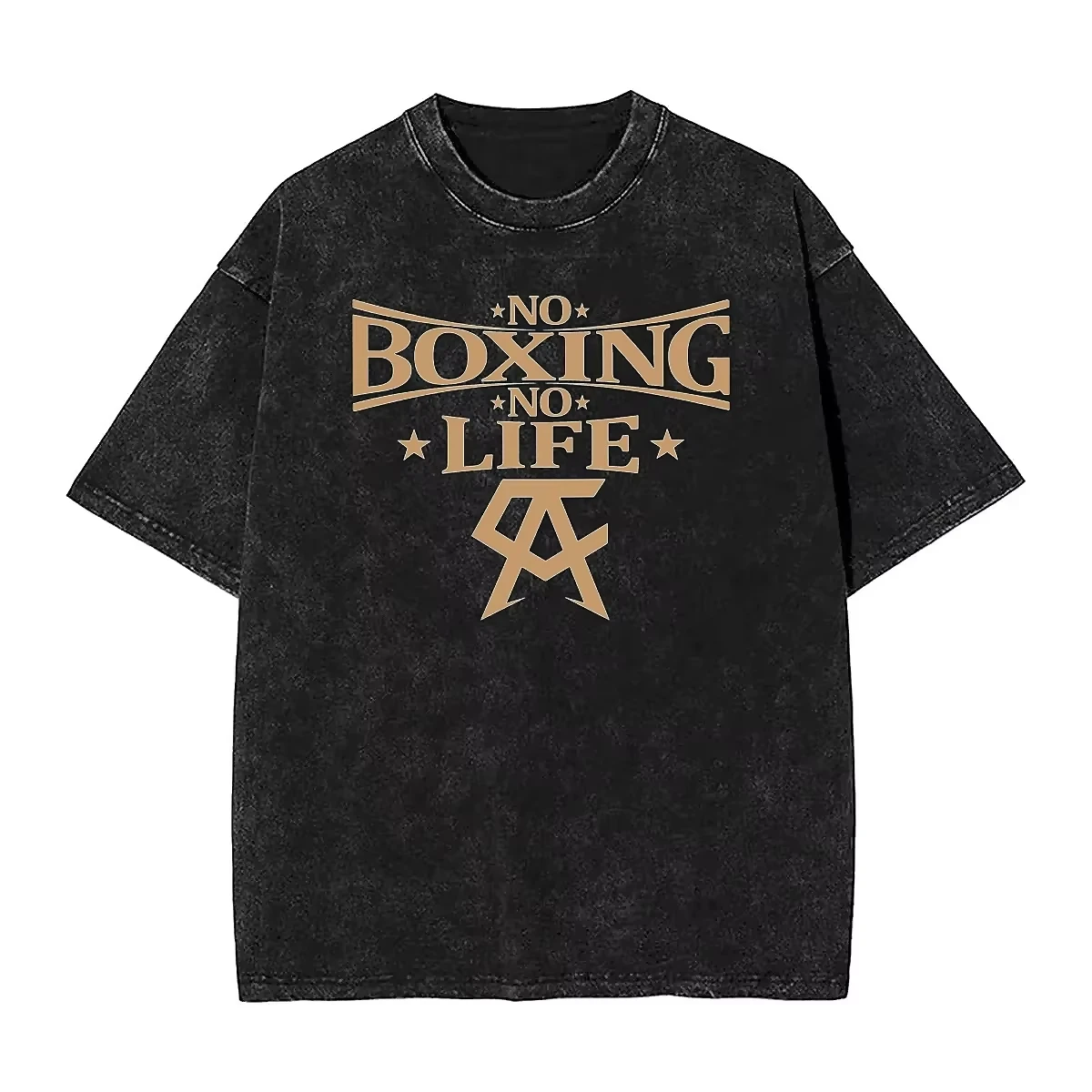 Canelo No Boxing No Life Washed T-Shirt Men Creative Funny Sarcastic Vintage Casual T-Shirts Summer Harajuku Tees Oversize Tops