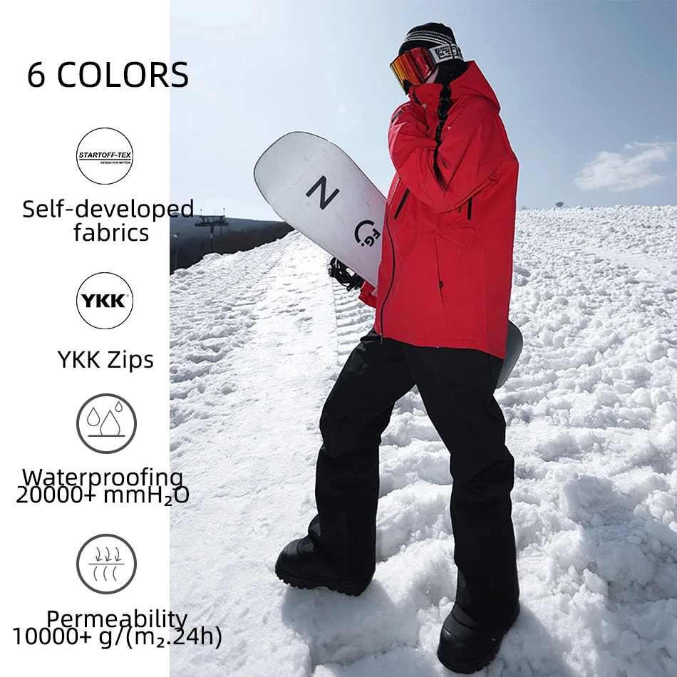 

XNOW Winter Ski Pants for Men Warm Windproof Waterproof Pant Women Snowboard Pants Outdoor Sport Trousers New Warm Snow Clothes
