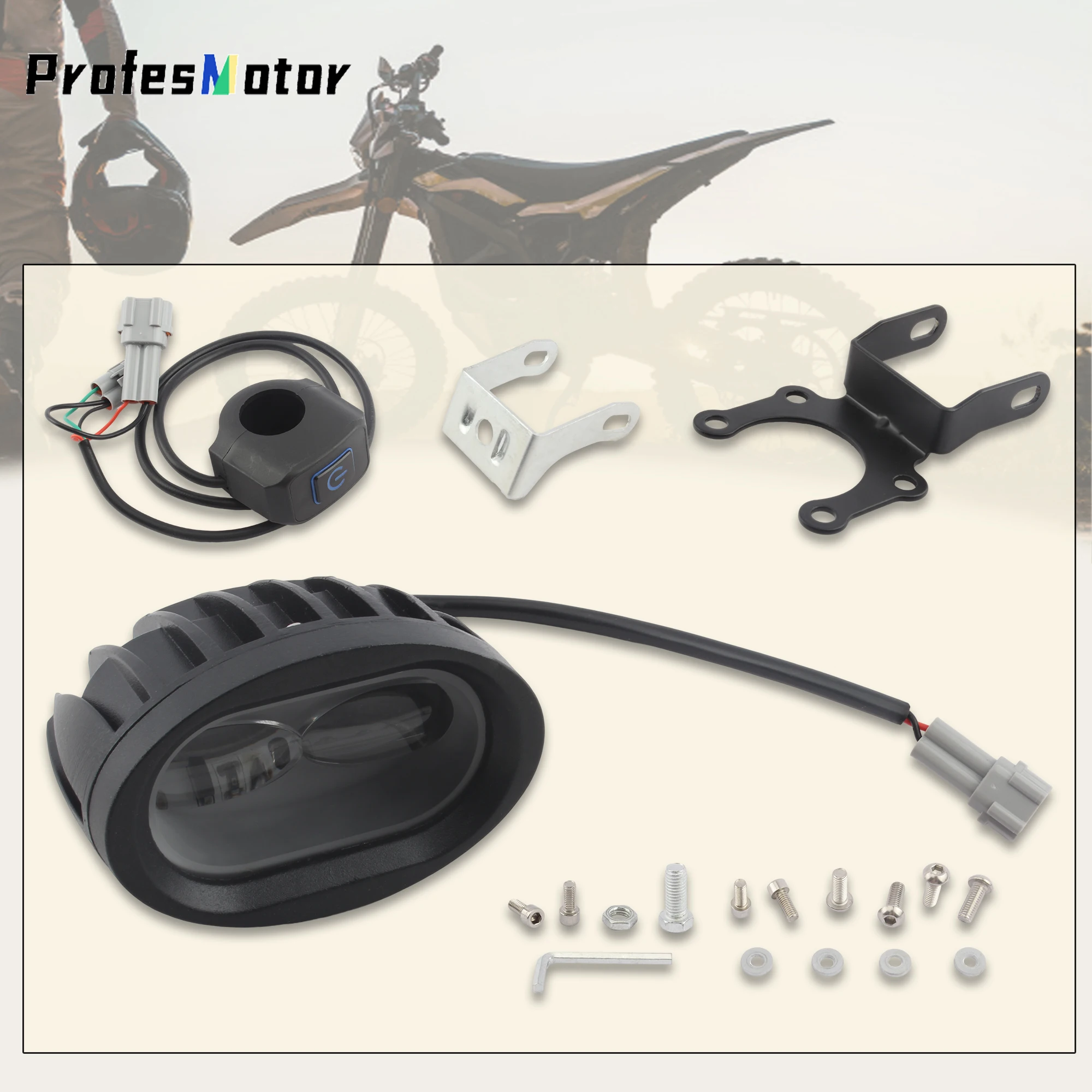 

For Surron Parts Headlight Mounting Brackets Kit Light Bee X LED Dirt Bike Motorcycle Tuning Headlamp Enduro Accessories