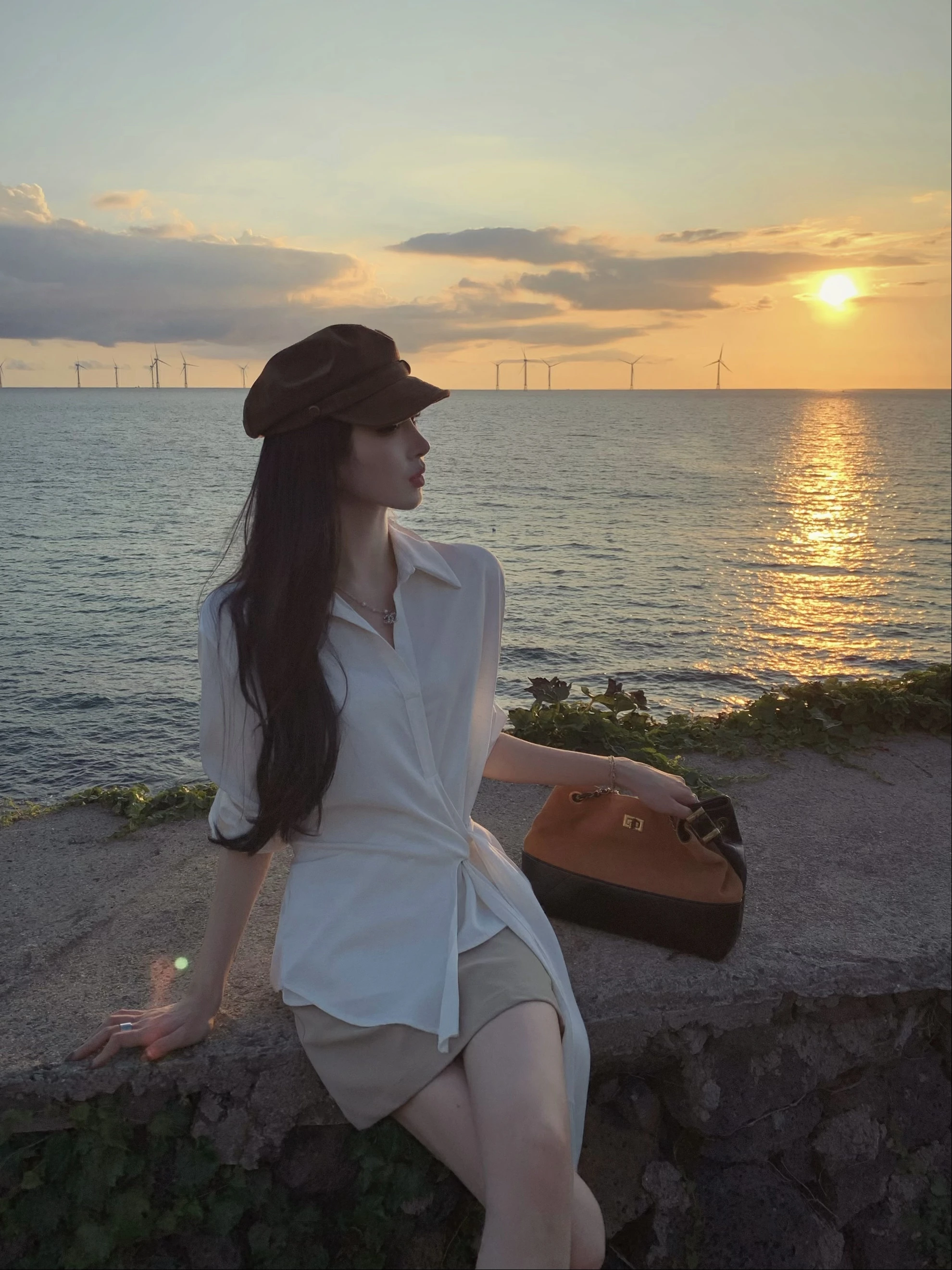 

Женская льняная блузка Onion Design Sensation с поясом на талии, новинка ранней осени, повседневная, свободного кроя, с V-образным вырезом, рукав 3/4