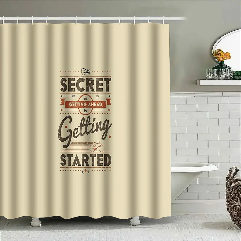 ม่านอาบน้ำลายดอกไม้ พิมพ์ลายพฤกษศาสตร์ กันน้ำ ตกแต่งห้องน้ำ สไตล์บ้านไร่ ผ้าฉากหลัง แนววินเทจ ธีมธรรมชาติ