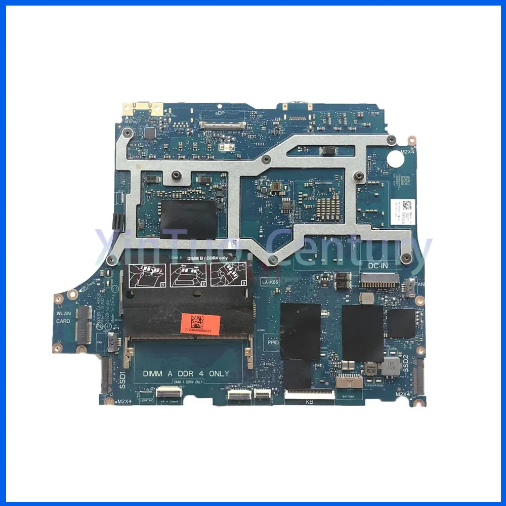 Imagem -02 - Placa-mãe Portátil para Dell Gpu La-k662p Mainboard para Dell G15 5510 I510200h I7-10870h Cpu Rtx3050 Rtx3050ti Trabalho 100 Testado