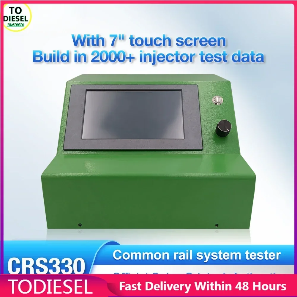 CRS330 Common Rail Injector Tester For HP0 HEUI Pump Test Equipment  Drive 6 Injectors 7 Inch Screen Comprehensive Diesel Fuel