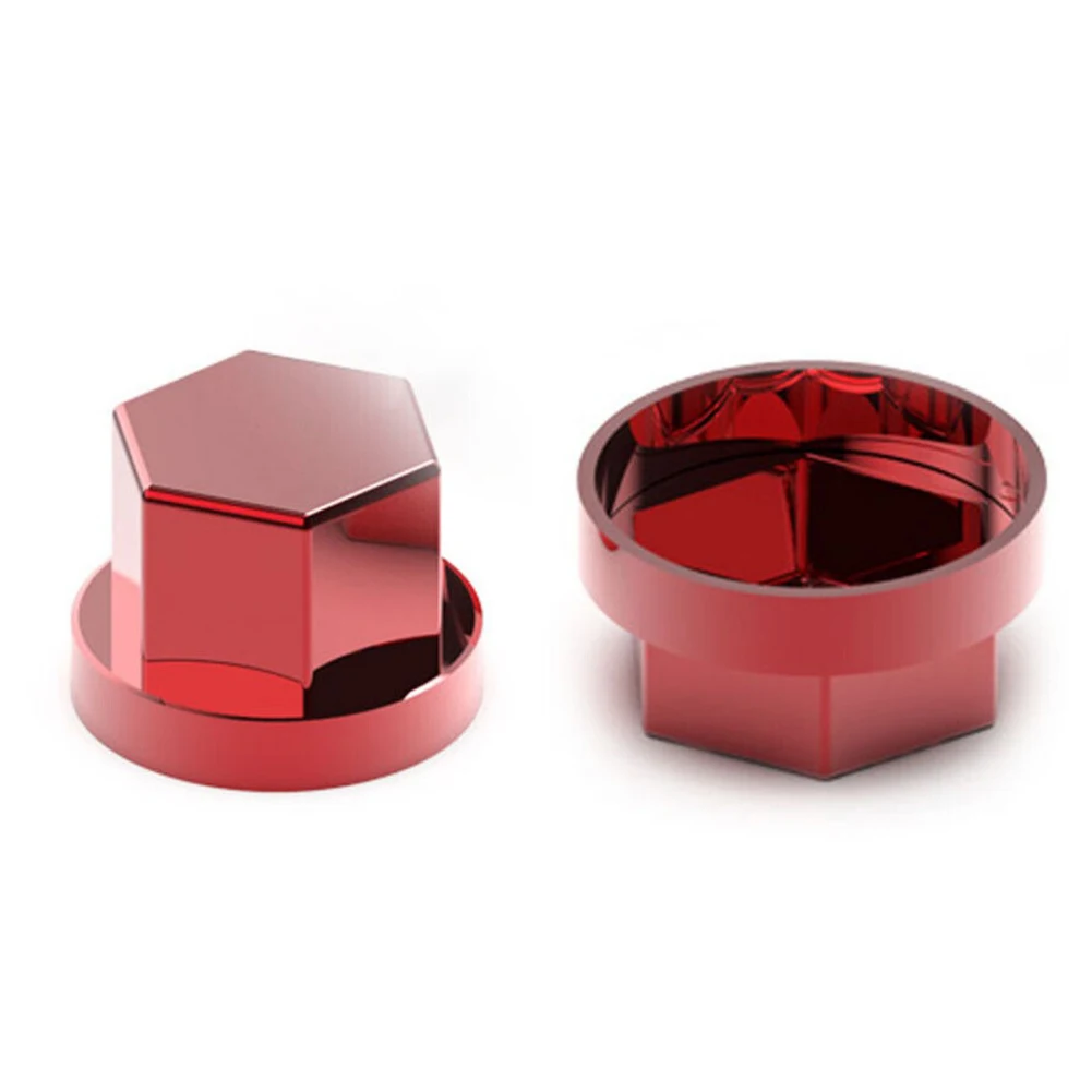 New 30pcs/Set Red Universal Motorcycle Screw Nut Caps Motorbike Bolt Cover Decoration Fit for Yamaha Honda Kawasaki view 5