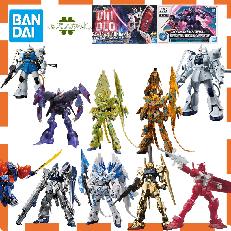 

Bandai Original GUNDAM HG SeriesRX-77-2 GUNCANNON Takuya Kai MODEL BLUE DESTINY UNIT2 Anime Action Figure Assembly Model Toys