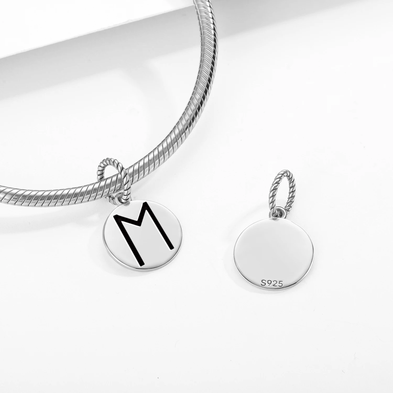 

Norse Runes Ehwaz 925 Sterling Silver Charm Bead DIY Pendant Charm Fits Original Bracelet Jewelry Gift