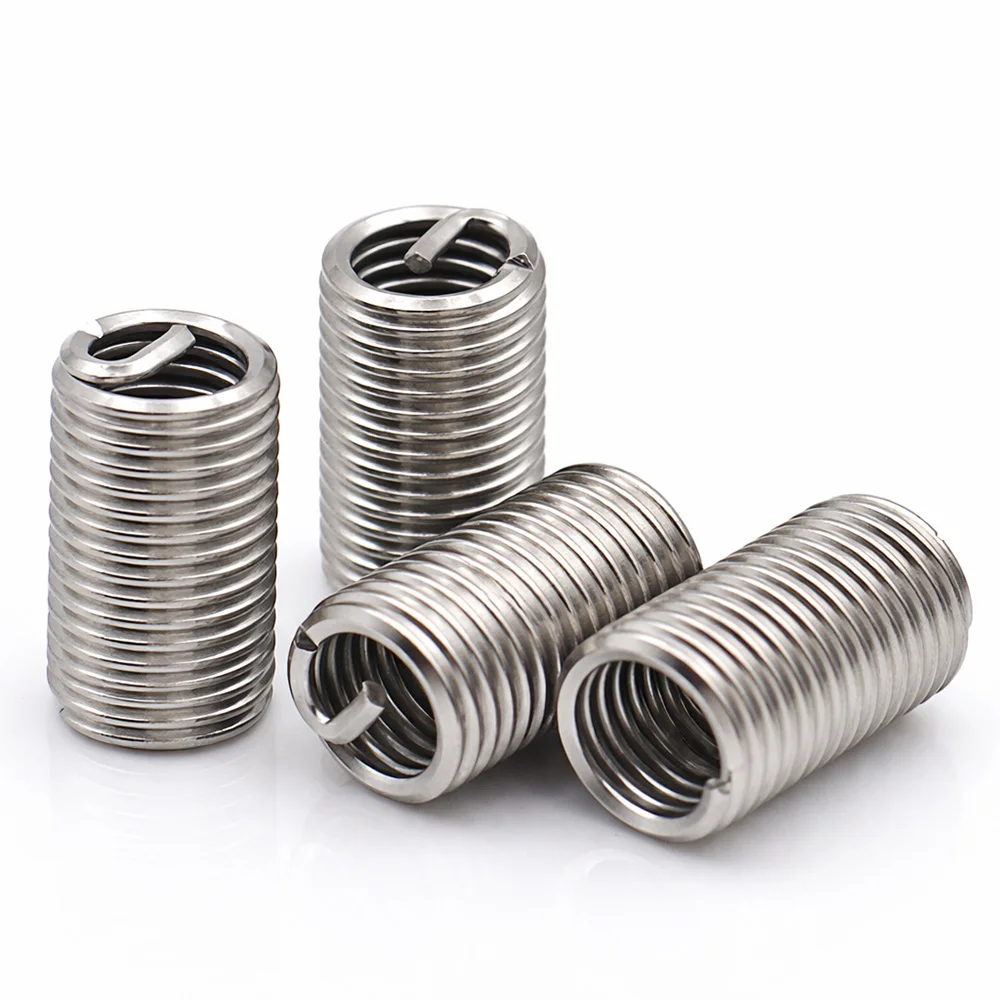 304 Stainless Steel Inserts Internal External Thread Repair Sleeve Helical Coil Threads Wire Protector M1.6 M2 M2.5 M3 M4 M5-M30