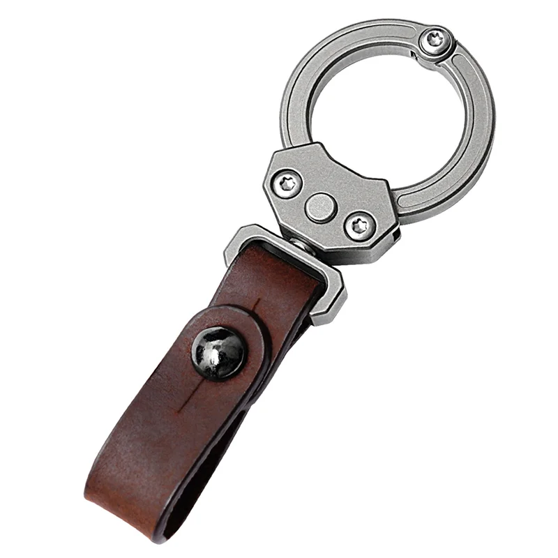 ABKP-Pendant Gadget Gift For Men Titanium Carabiner Keychain Clip Key Chain Hook For Men Women