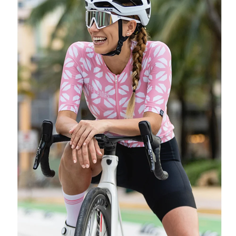 2023 Summer Women\'s Cycling Short Sleeve Jerseys Suits Ropa De Mujer Bib Shorts For Riding Sportswear Lightweight Clothing Sets