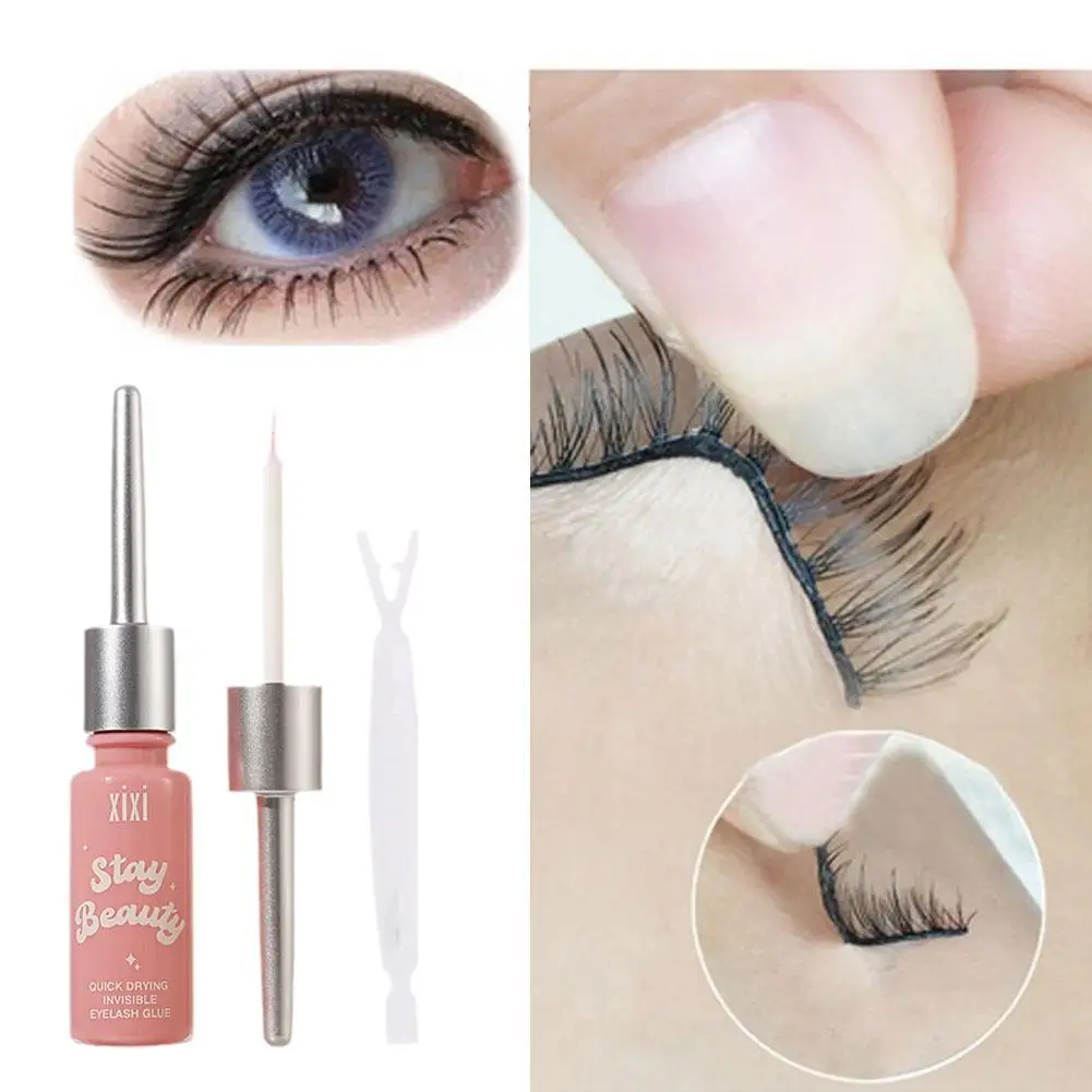 Pegamento para pestañas fuerte, resistente al agua, secado rápido, extensión de pestañas postizas, maquillaje de belleza, herramientas de maquillaje de pestañas de larga duración, 12ml