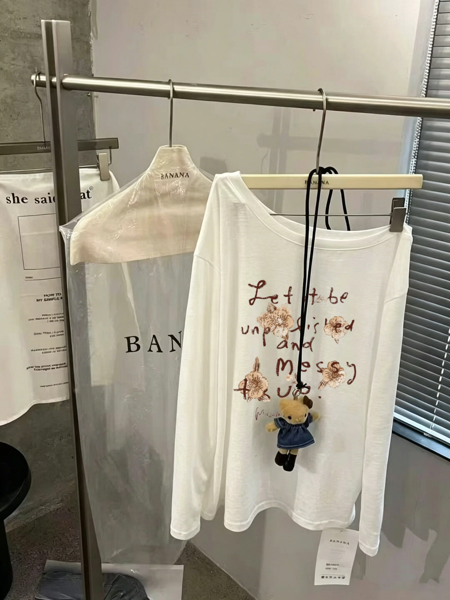 Dongda Gate Snowflake Cotton Lightweight Long Sleeve T-Shirt Women Summer New Loose Sun Protection Air Conditioning Shirt