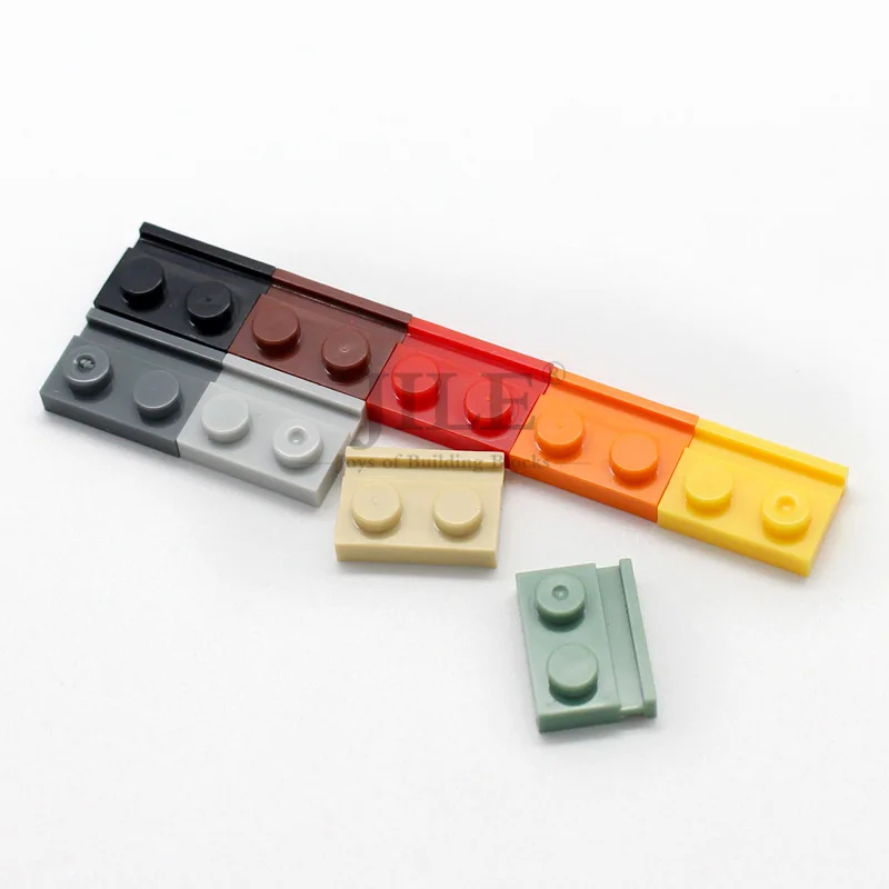 

30pcs Moc Building Blocks Plate Modified 1x2 with Door Rail 32028 DIY Creative Classic Bricks Compatible Assembles Particles