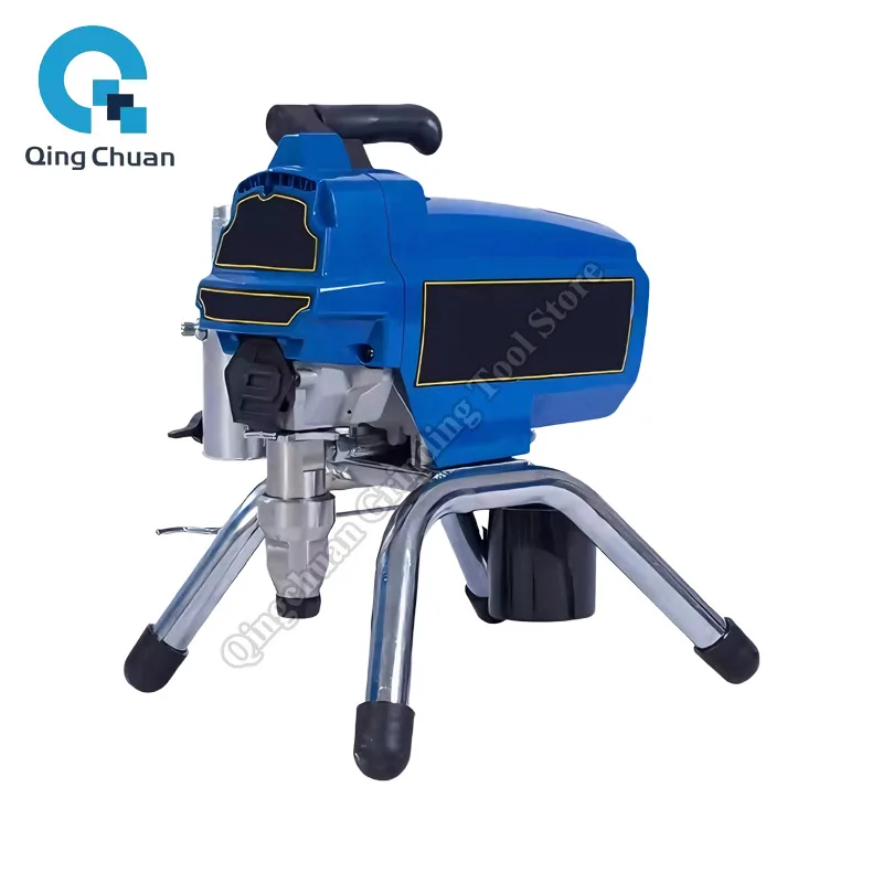 High Pressure Airless Sprayer For Paint Latex Paint Fully Automatic Portable Plunger Spraying Machine