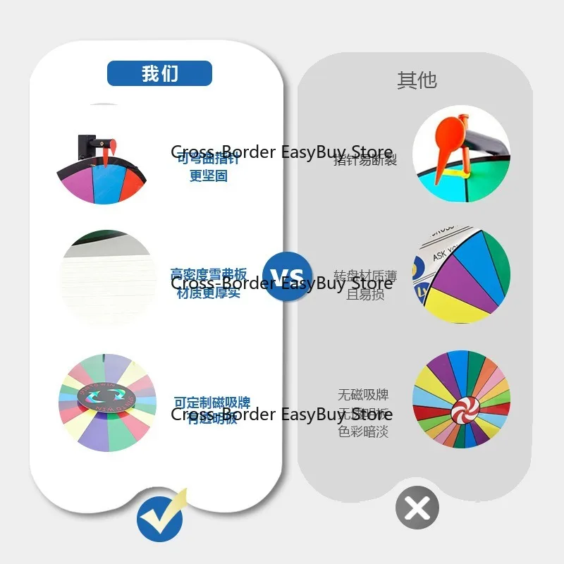 Vertical tripod turnta-ble lottery tur-ntable prize draw turnt-able game turntable with selectable interface