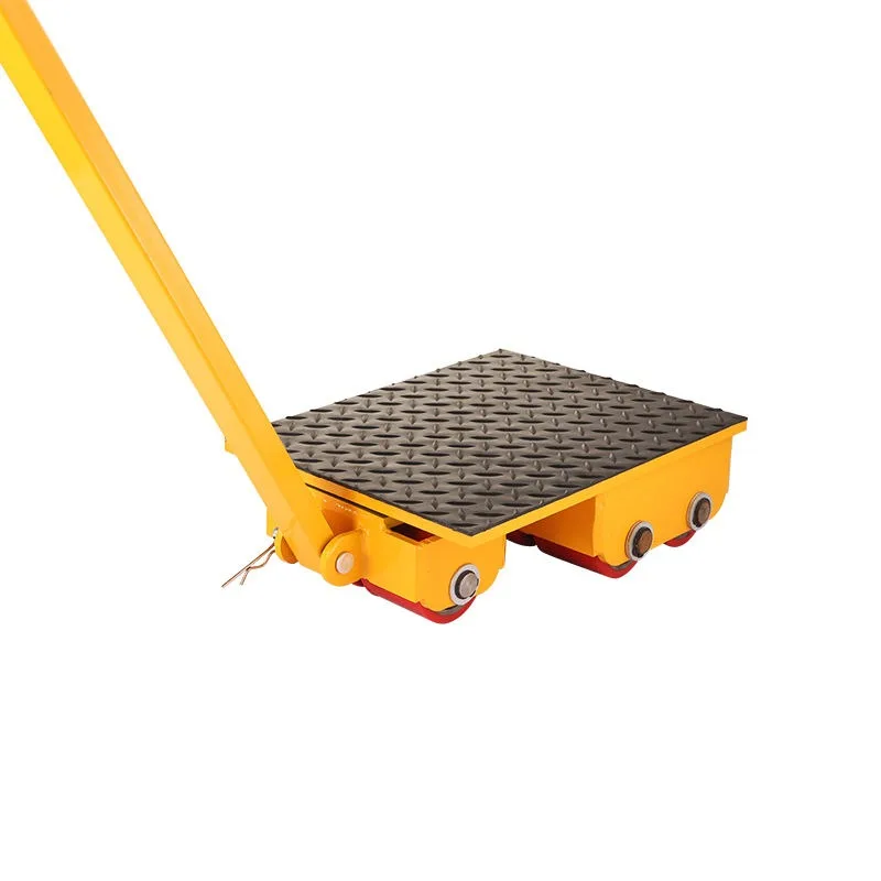 360 Rotating Heavy Duty Moving Skates 3-12 Ton Machinery Mover Roller Skids With PU Steel Wheel For Factory Equipment Relocation