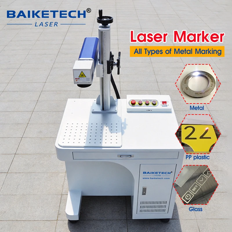 High-Power Fiber Laser for Hard Surface Marking, Deep Engraving on Steel, Carbide & Ceramic, Precision Etching with Consistent D