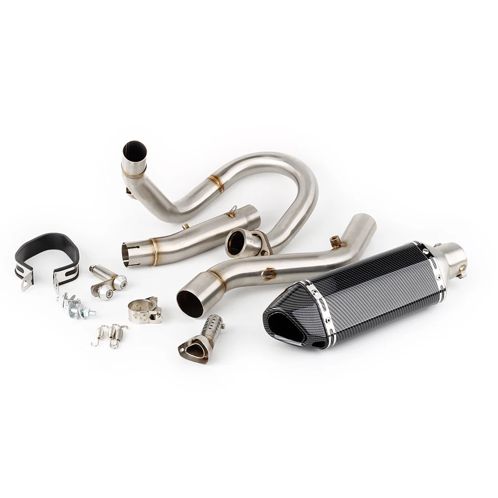 For Suzuki DRZ 400 2000-2022 DRZ400 S / SM DRZ400S Escape Slip-on Motorcycle Exhaust Muffler And Header Link Pipe