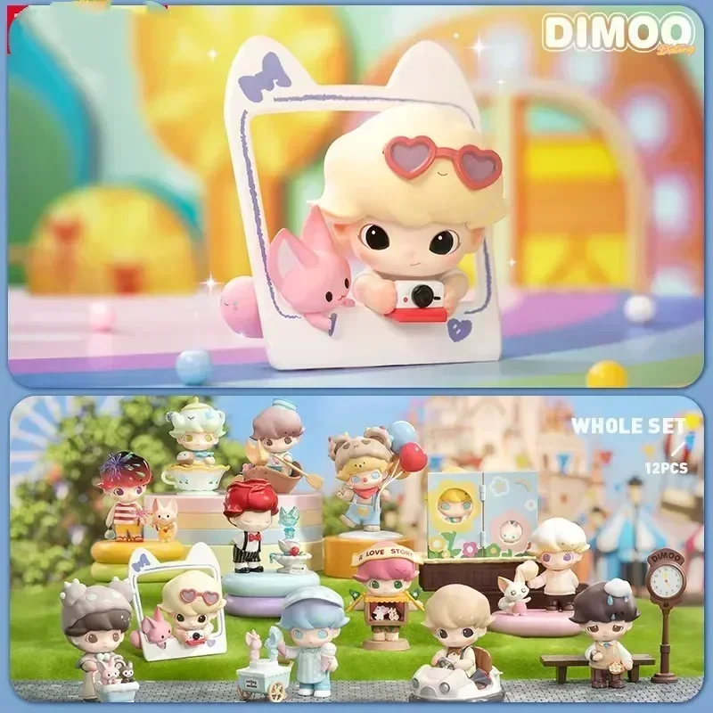 

Pop Mart Dimoo Dating Series слепая коробка Mystery Box Guess Bag Toys Surpresa милая фигурка Mistery Caixa модель на день рождения