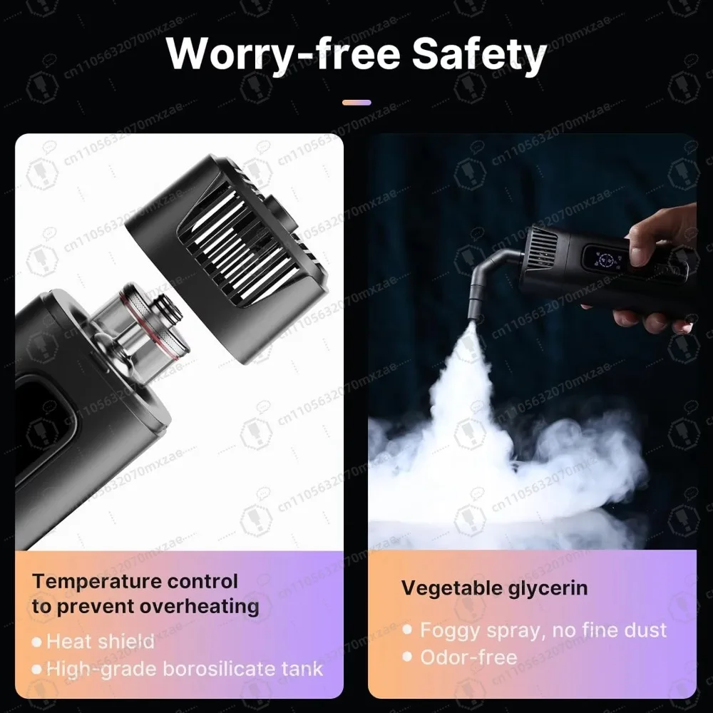 Handheld Mini Portable Smoke Machine | Photography Fog Maker | For Indoor Shooting Video Live Stream Stage Bar Dry Ice Mist