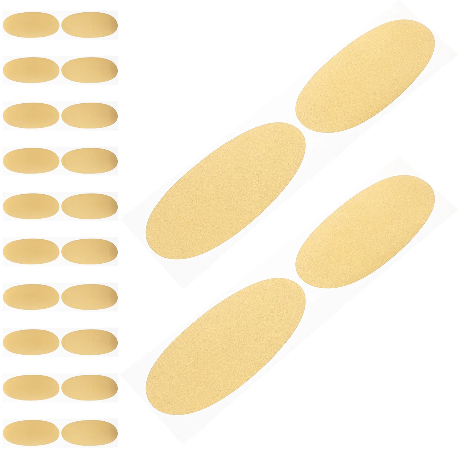 50Pcs Scratch Off Stickers Rectangular Golden Small Peel Stick Labels Scratch Card Coating Reward Stickers Teaching Motivation