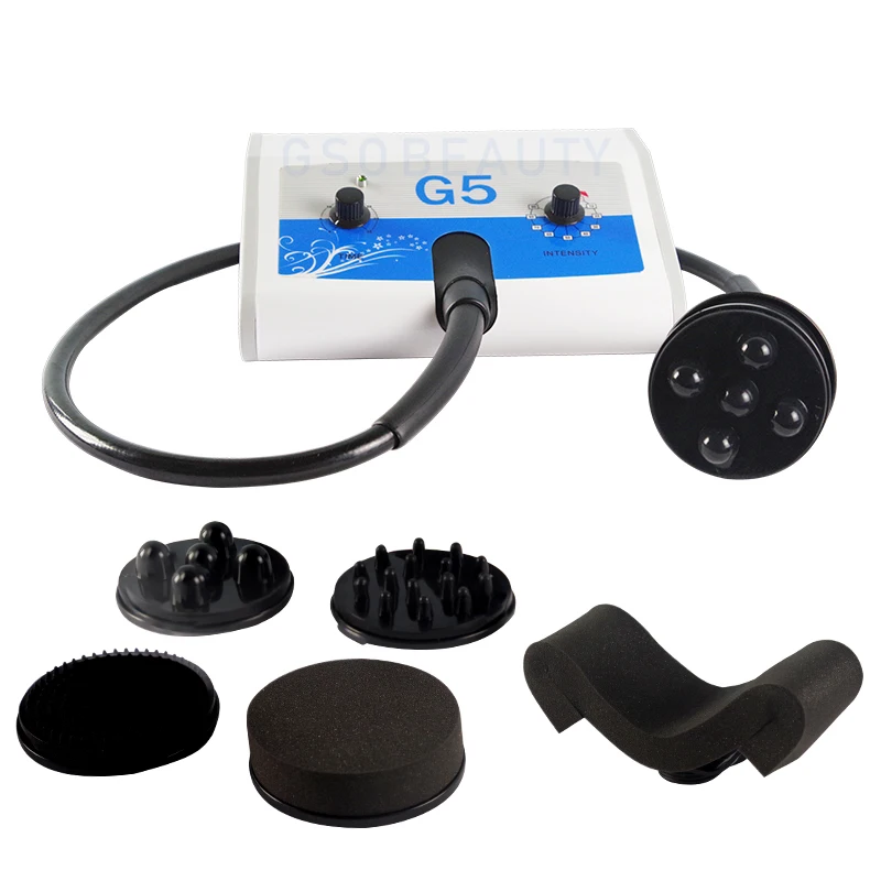 High Frenquency G5 Vibrating Massager Body Slimming Machine Fat Burner Weight Loss Cellulite Removal With 5 Tips Vibrator Device