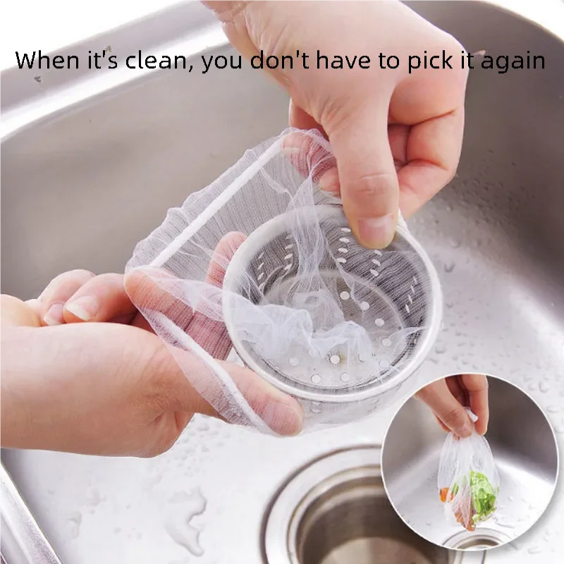 

Disposable sink filter net for kitchen drainage to prevent clogging, garbage bag, sink leak net, mesh filter, sink garbage net