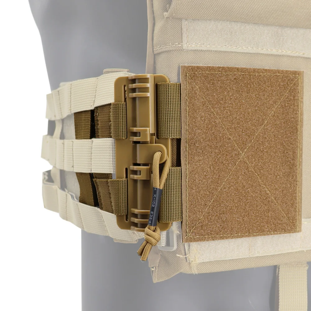 

Tactical Vest Quick Release Buckle Kit Durable Quick Release System Kit for JPC CPC NCP XPC 6094 420 Vest Accessories