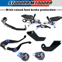 Juego de clavijas traseras ajustables para motocicleta, reposapiés de Pedal, juego trasero para BMW S1000RR M1000RR M S 1000 RR