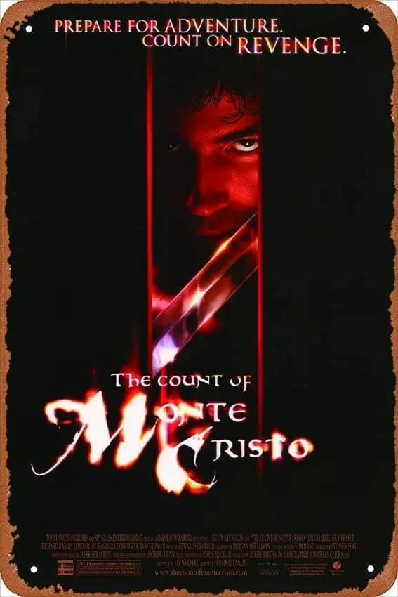 The Count of Monte Cristo Movie (2002) Plaque Poster Metal Tin Sign 8