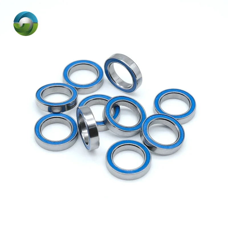 

10PCS MR106RS Bearing 6X10X3 mm ABEC-7 Miniature MR106-2RS Ball Bearings MR106 2RS Bearing Blue Sealed