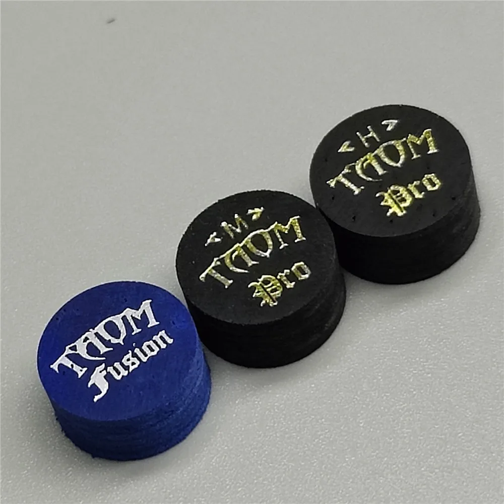 Taom Fusion Tip with 11mm Finland Pro Tips Medium / Hard Professional for Snooker Cue Stick Snooker & Billiard Accessories