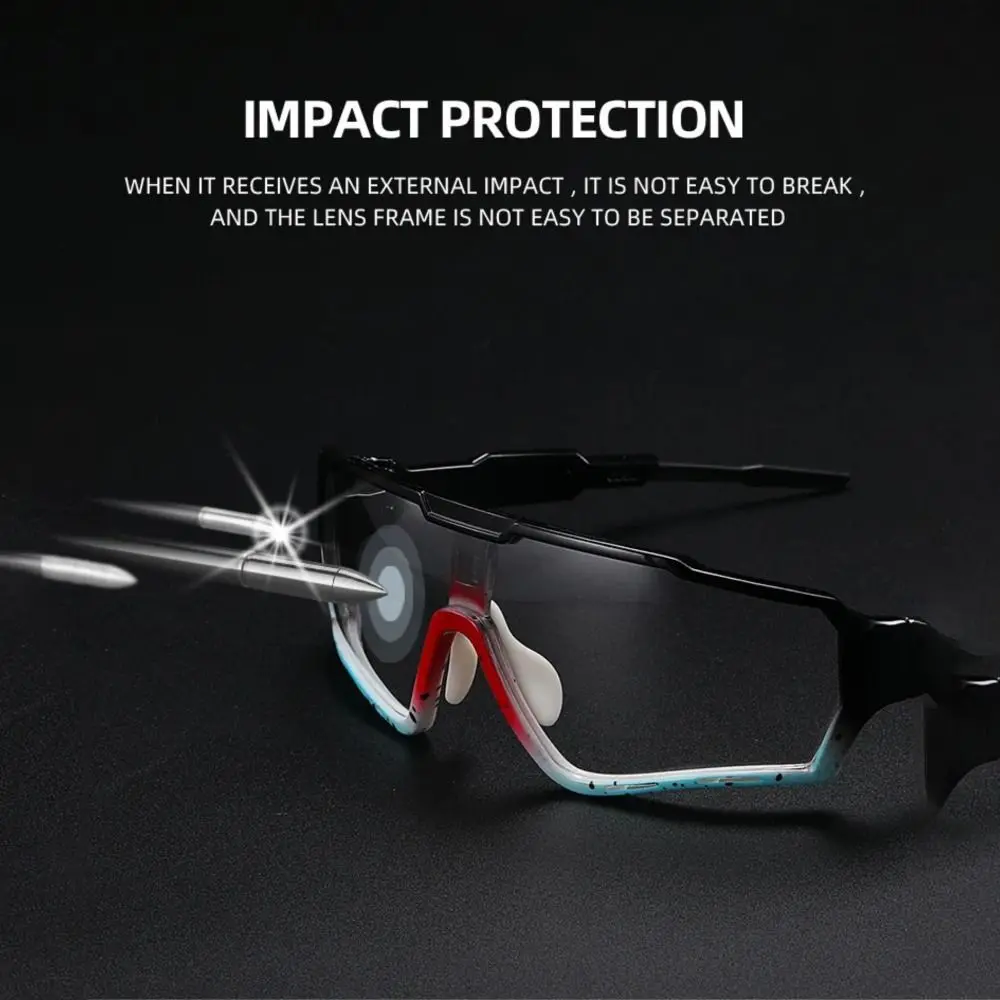 

Rapid Discoloration Lens Cycling Sunglass Sunglasses Length Adjustable UV Resistant Cycling Glass Comfortable HD