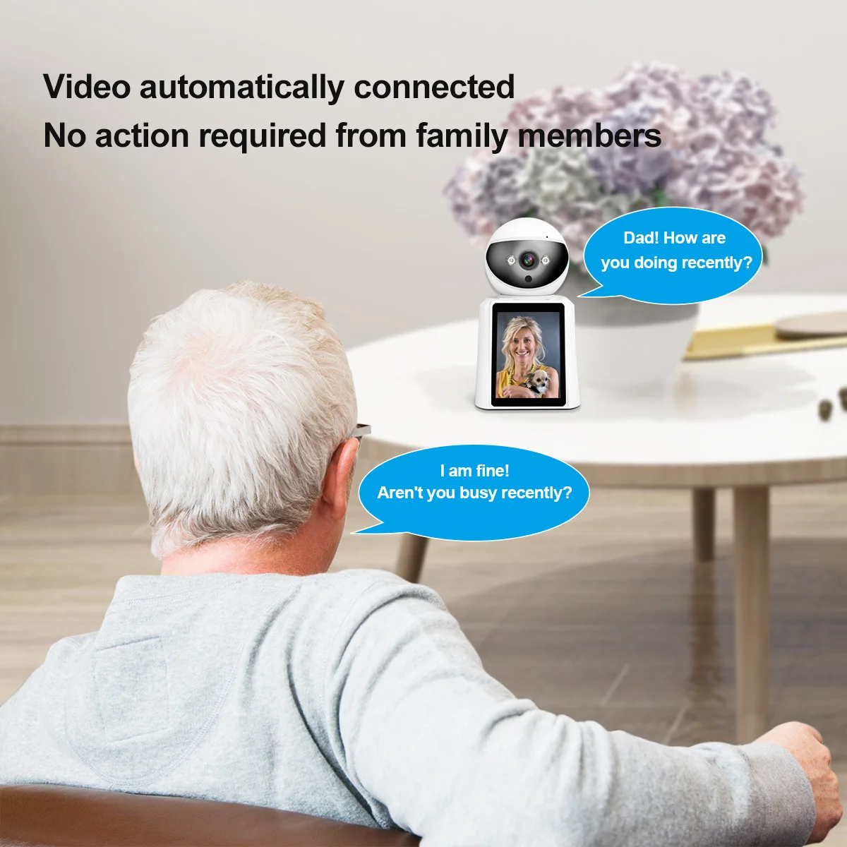Srihome SH053 2MP 1080P Video Phone Call Wireless PTZ IP Dome Camera AI Humanoid Auto Tracking Home Security CCTV Baby Monitor