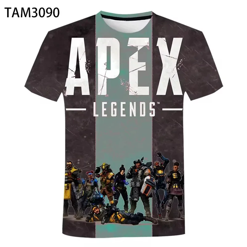

Game Apex Legends 3D Printed Men's T-Shirts Fashion Casual Short Sleeve Oversized Streetwear Kids Tees Tops Unisex Clothing