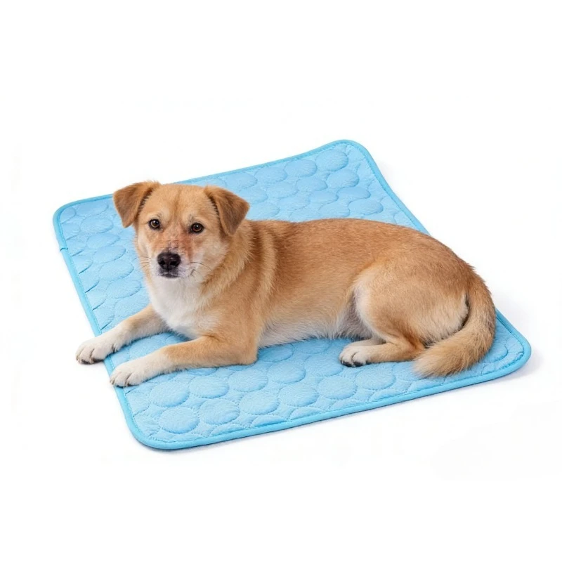

Pet Summer Cooling Mat Ice Silk Pad for Dogs Cats Sofa Cushion Floor Mat Cool Sleeping Mat Breathable Cold Pad Summer