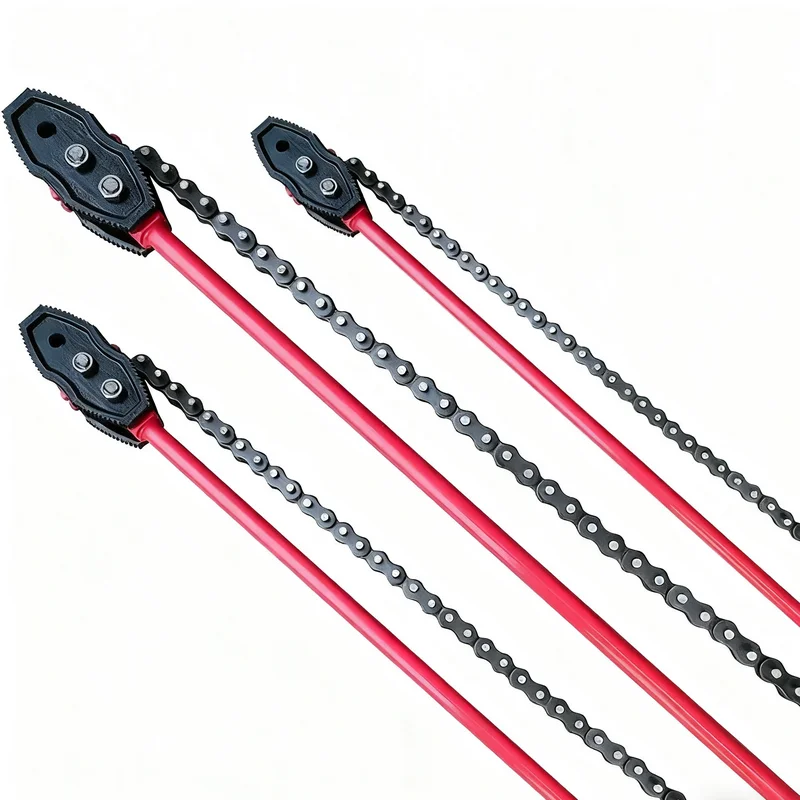 B-type Chain Pipe Pliers, Fire Pipe Chain Pliers, Chain Wrench, Heavy-duty Extended Pipe Pliers, 900-1500MM Length Optional