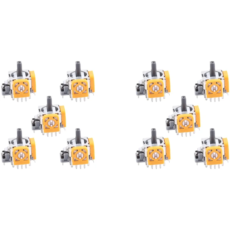ABFM-10PCS 3D Analog Joystick Sensor Module Potentiometer For PS4 PS4 Pro Controller Repair Parts Spare Parts Accessories