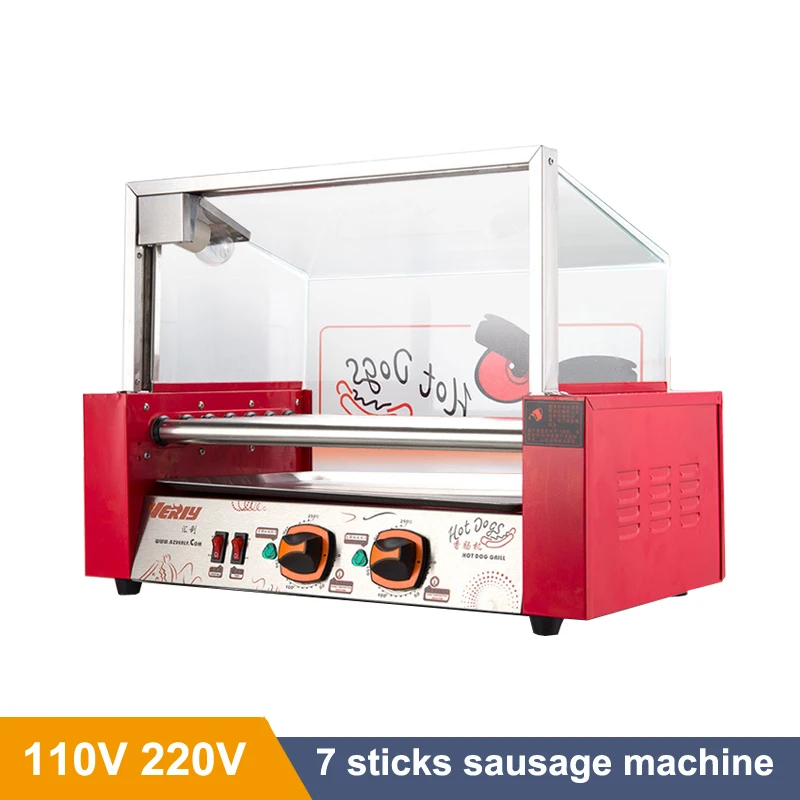 Commercial Sausage Roaster Hot Dog Machine Full Automatic Small Sausage Roaster Desktop Constant Temperature Sausage Roaster