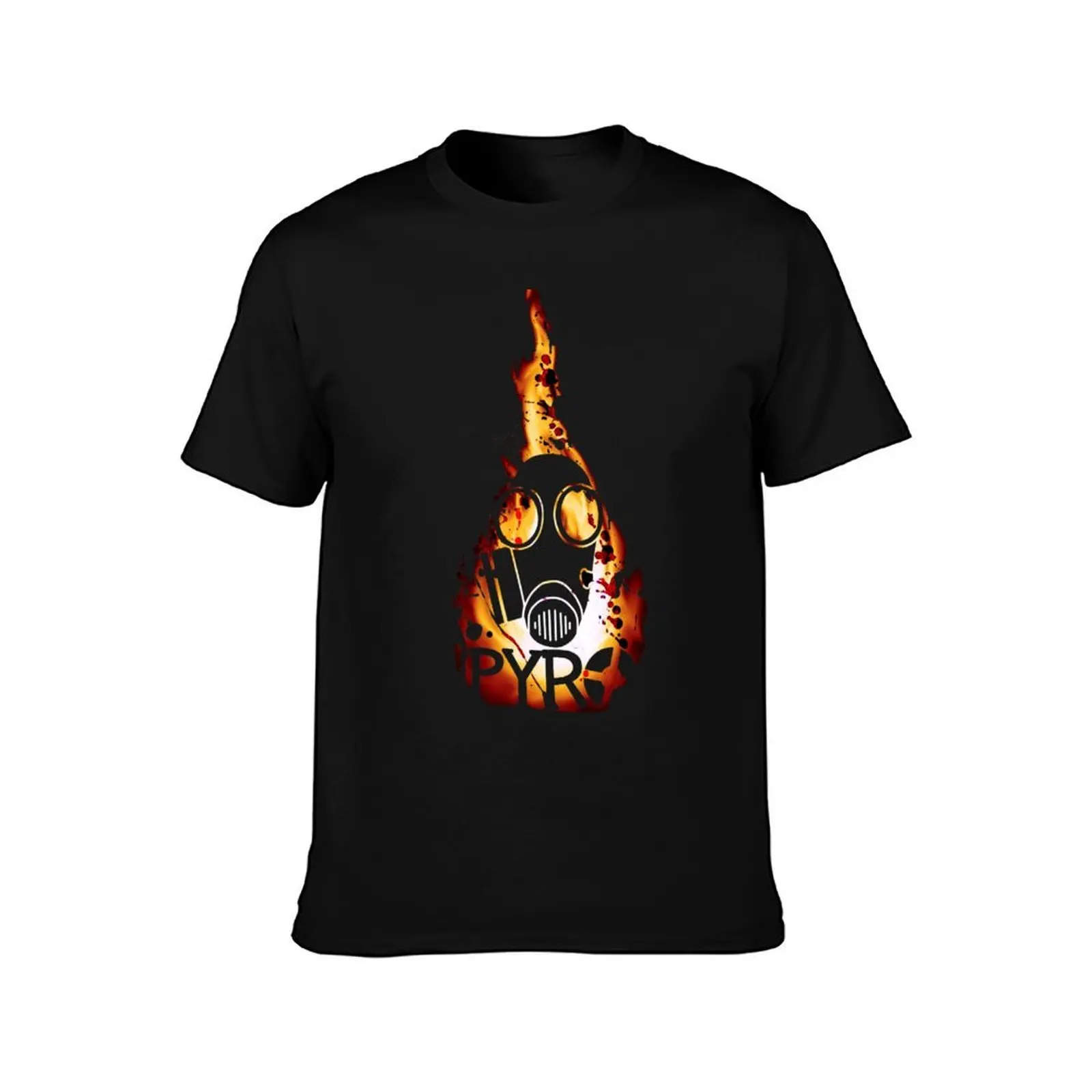 Team Fortress 2 - Pyro T-Shirt, Summer Casual Cotton Tee, Oversized Streetwear Tops, Vintage Graphic Print, Unisex Men Women