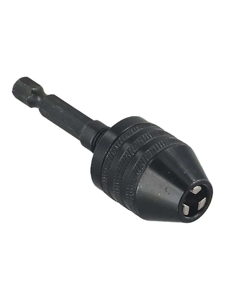 Experience Versatility with a Keyless Drill Chuck Adapter for Impact Drivers Suitable for 0 3 8 0mm Drill Bits
